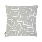 Roy chenille jaquard kussen lichtgrijs 45x45cm