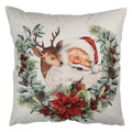 Kussenhoes 45x45 cm Wit Polyester Kerst