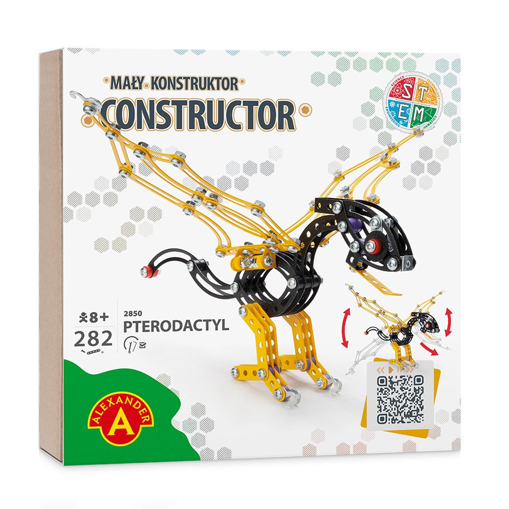Constructieset DIY Dino Pterodactyl- metaal
