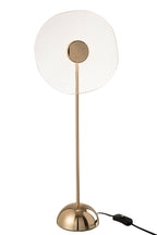 J-Line Tafellamp Led Bloem Metaal/Plastiek Goud Large