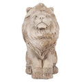 Decoratie Beeld Leeuw 31x20x41 cm Beige Keramiek