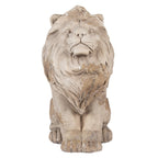 Decoratie Beeld Leeuw 31x20x41 cm Beige Keramiek