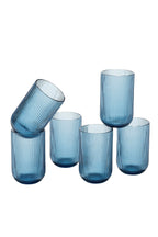 Merlot drinkglas blauw