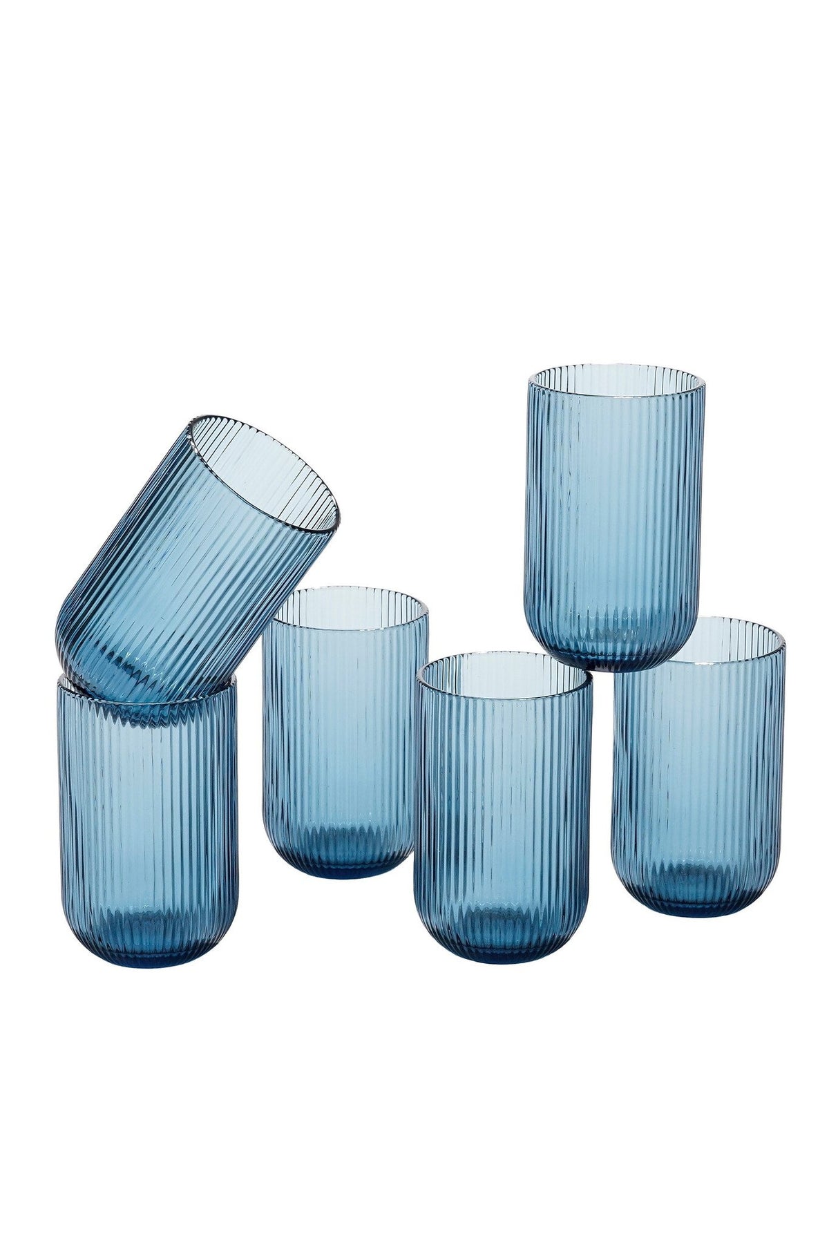 Merlot drinkglas blauw