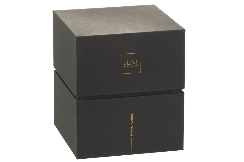 J-Line geurkaars Luxuria - Berry Bliss - glas - rood - XL - 120U