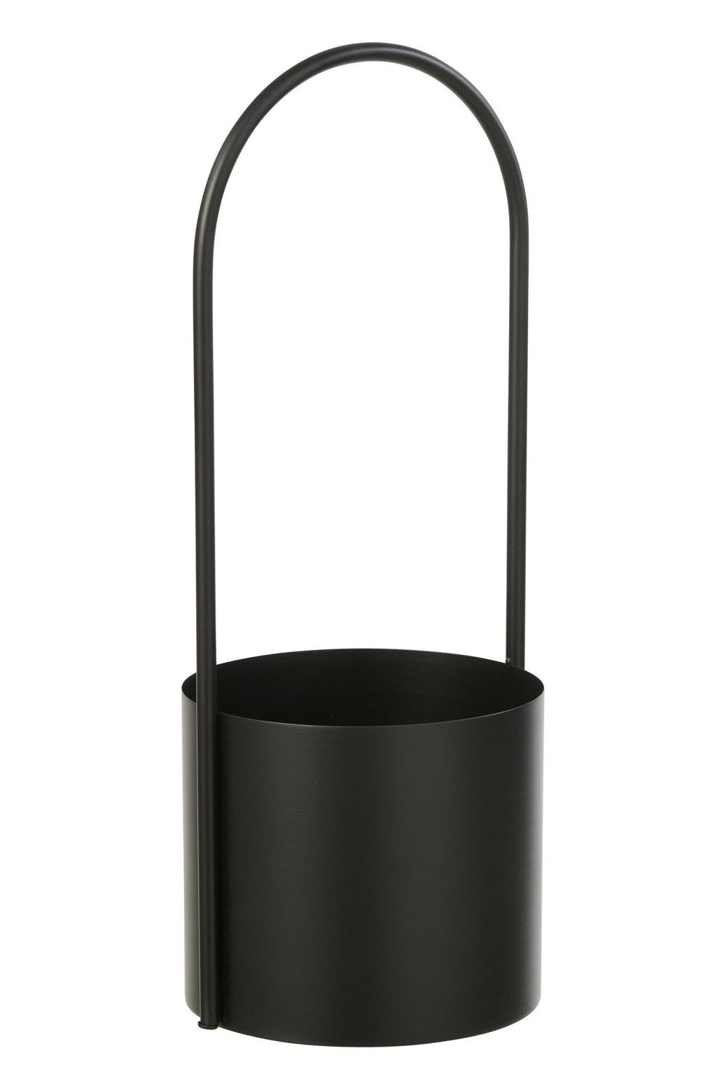 J-Line bloempot - ijzer - zwart - extra L