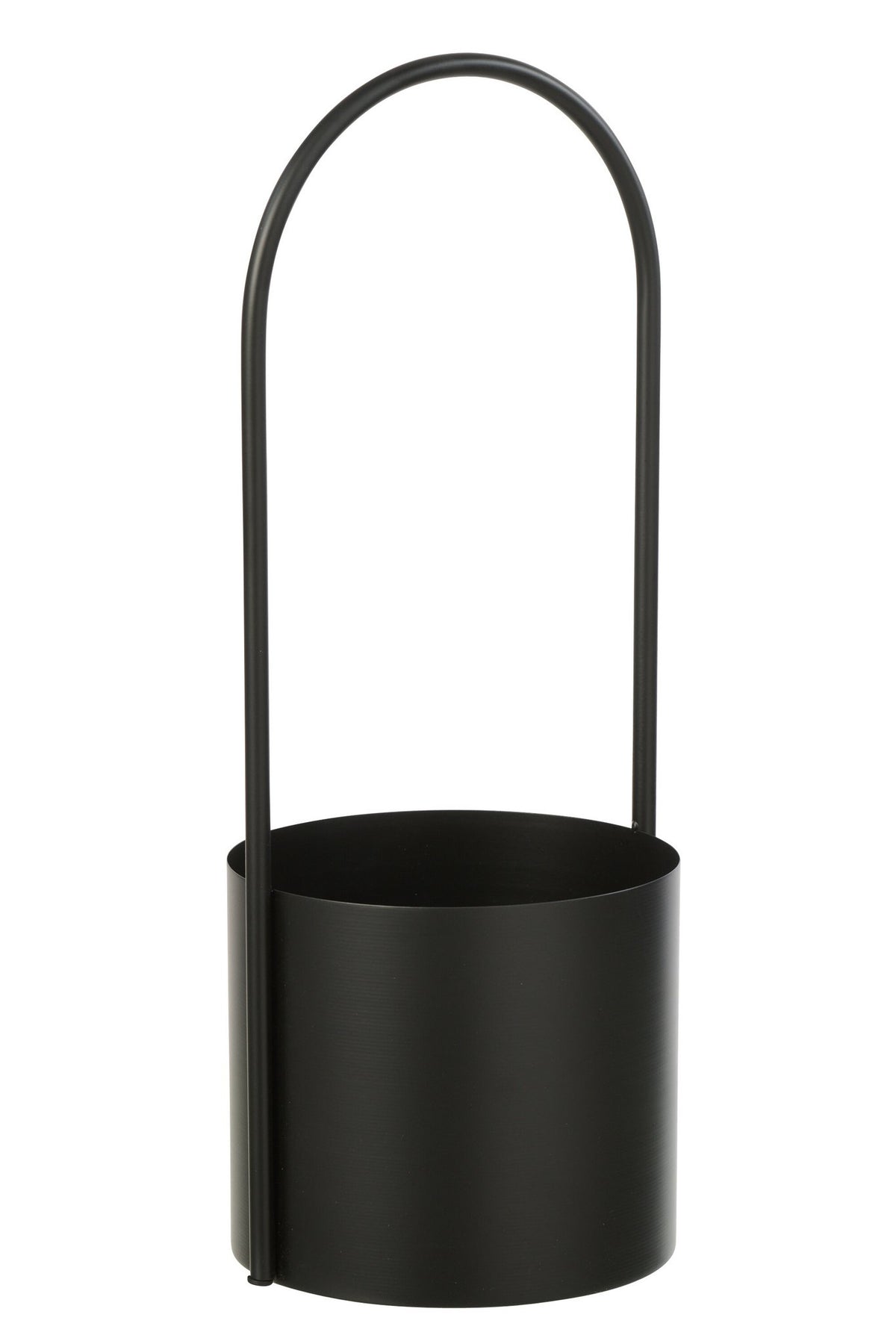 J-Line bloempot - ijzer - zwart - extra L