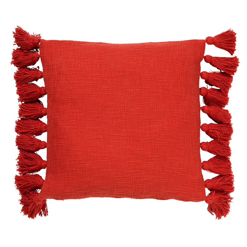 Dutch Decor Ruby - Kussen 45x45 cm Aurora Rood - rood