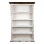 Boekenkast Wit, Hout 120x36x195 cm