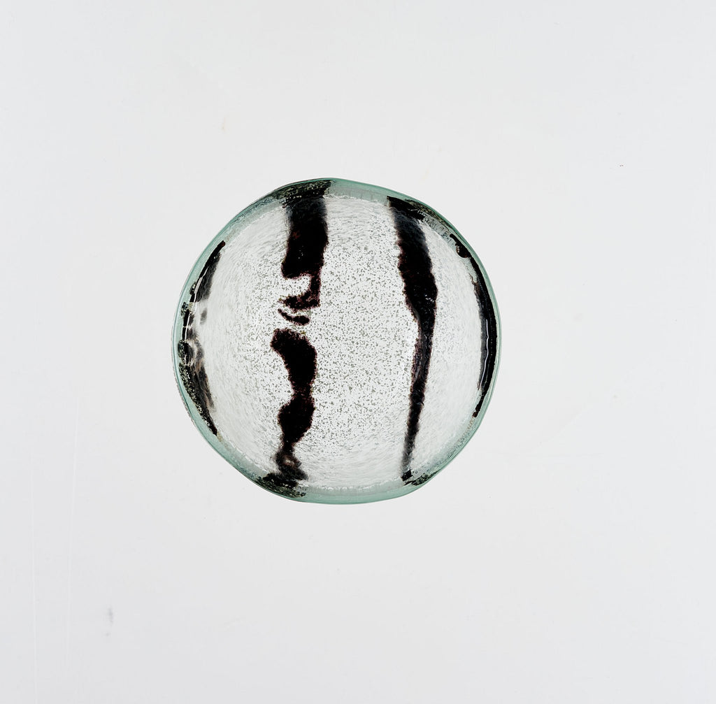 Wavy Boll XS 9X4 Zwart & WIT Bold (GS-11-WA)