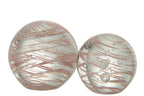 J-Line presse-papier Draaikolk - glas - roze - large