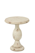 J-Line Bijzettafel voor buiten - magnesium - ecru/beige