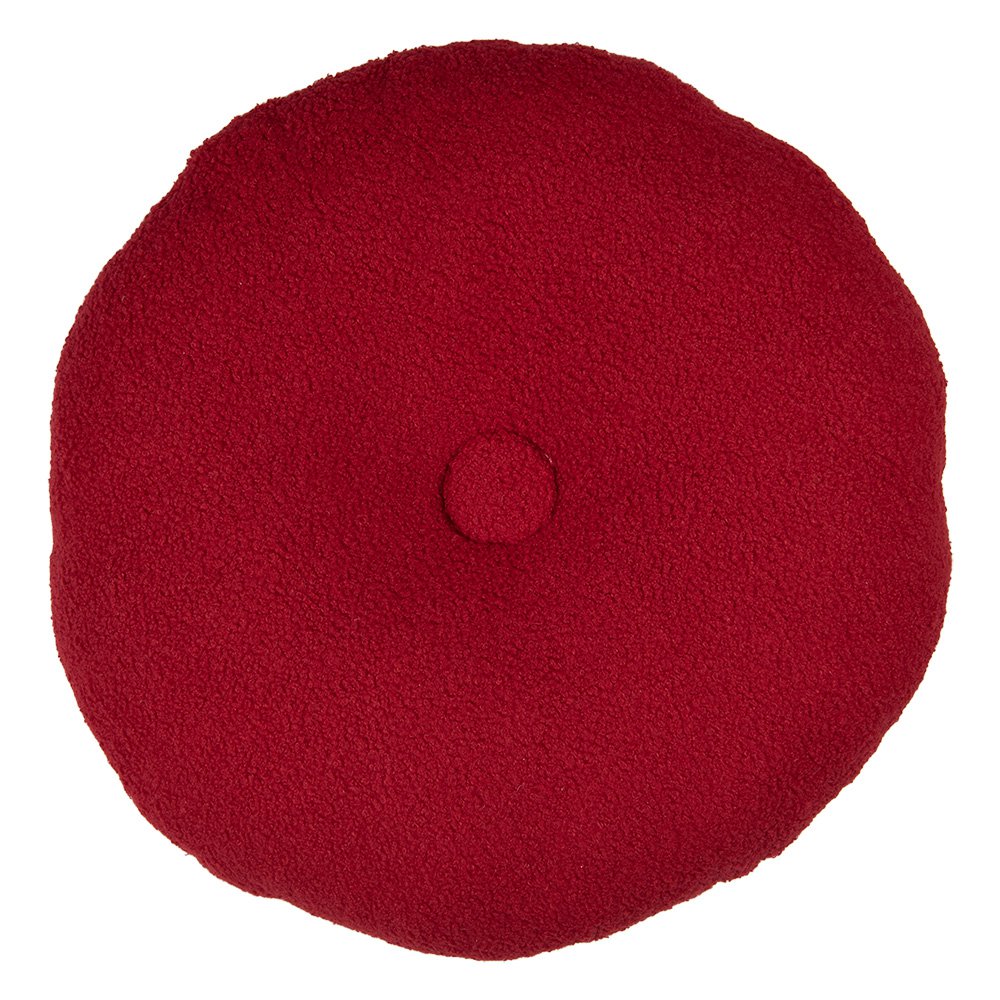 Sierkussen Ø 45x7 cm Rood Polyester