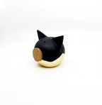 Verdeelde gouden piggy bank