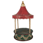 Kerstdecoratie Beeld Ø 27x48 cm Rood Metaal