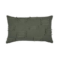 Uneven Ruffle kussen groen 30x50cm