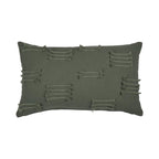 Uneven Ruffle kussen groen 30x50cm