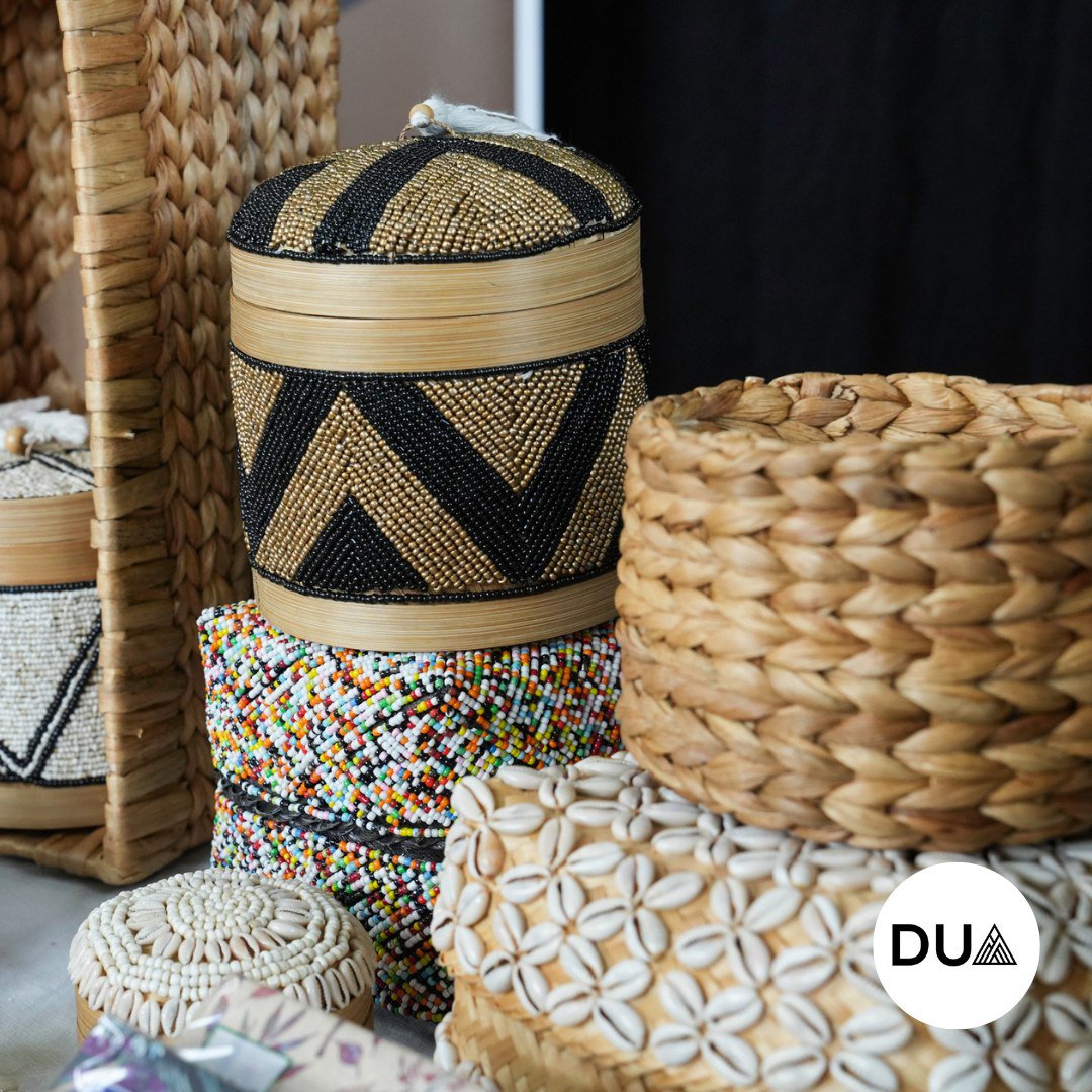 Goud zwarte kralen Balinese buis Winter