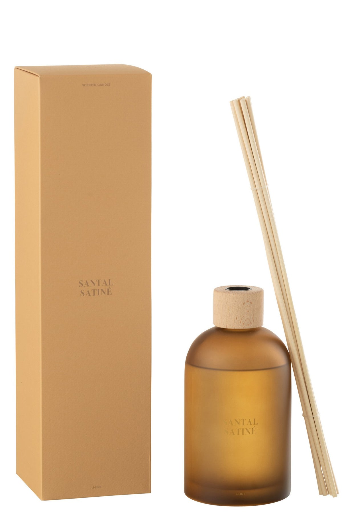 J-Line geurstokjes Accords Essentiels - Satijn Sandelhout - beige - 550 ml