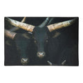 Deurmat watusi rund 75x50cm