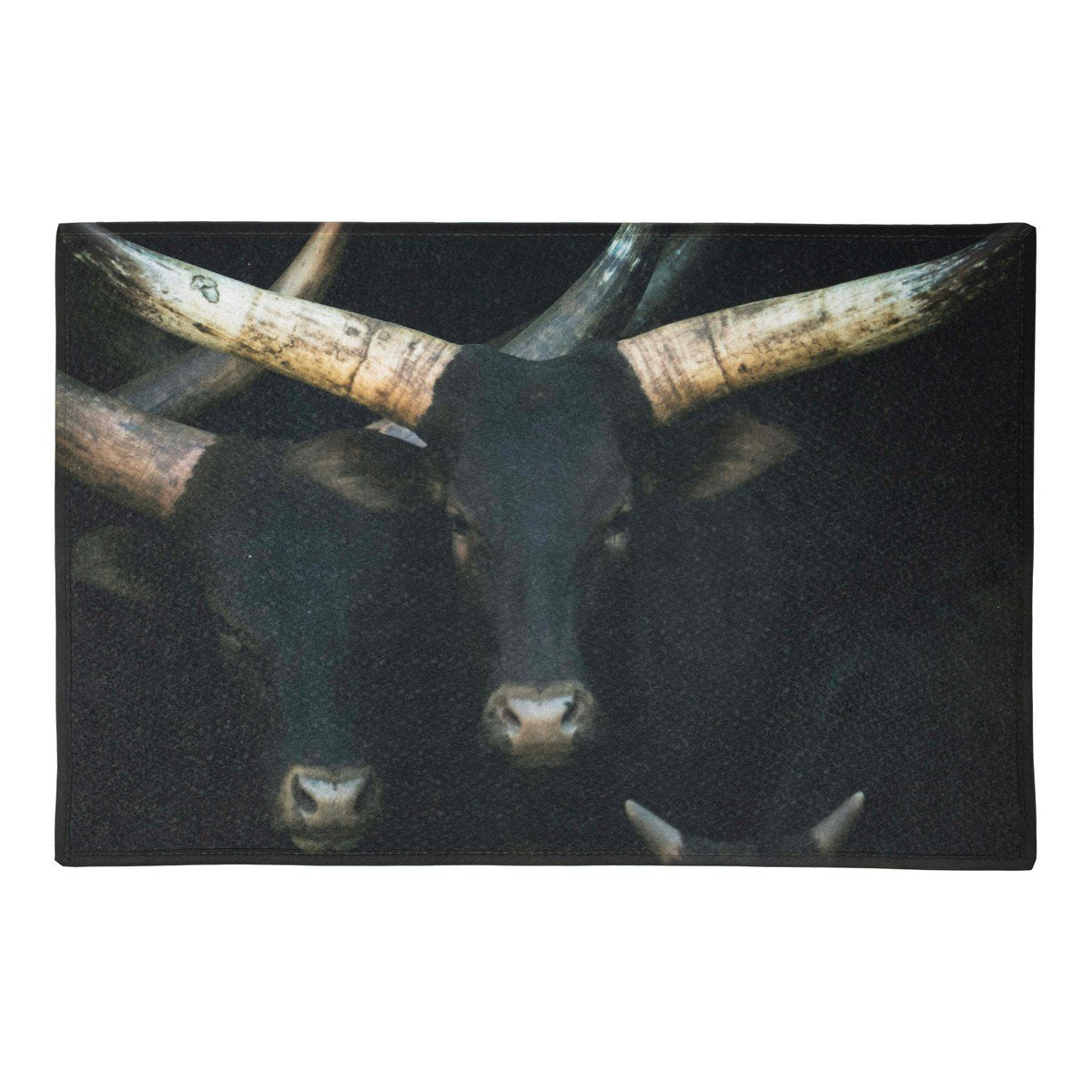 Deurmat watusi rund 75x50cm