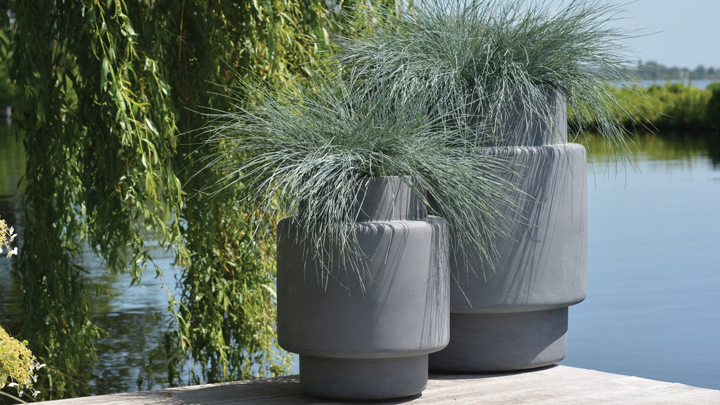 Plantenpot SALE! - Billund grey - korting reeds in de prijs verwerkt. OP = OP