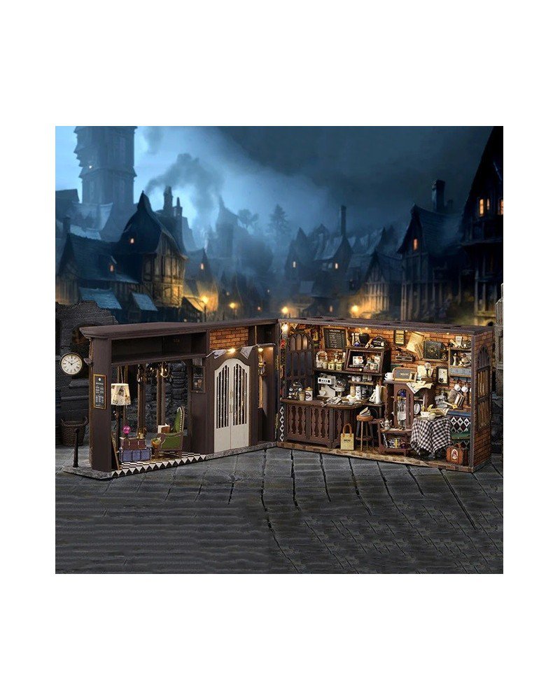 Cutebee, 3D DIY Huisje, Magic Coffee Shop, F041-B, 28,6x13,5x14,5cm