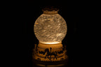 J-Line decoratie Waterbol Paarden - plastiek - wit/goud
