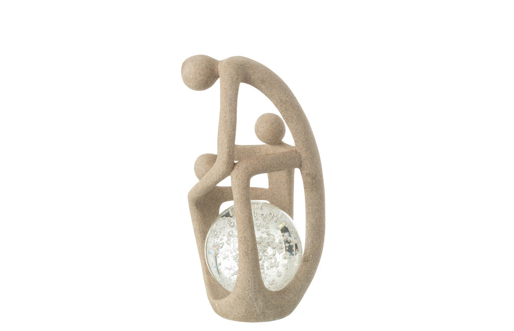 J-Line Koppel Bal Hars/Kristal Beige