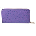 Portemonnee 19x9 cm paars polyurethaan