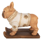 Decoratie Beeld Hond 39x20x35 cm Bruin Keramisch materiaal