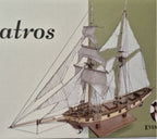 Modelbouw Zeilschip Schip Schoener 'Albatros' van hout