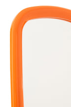 J-Line spiegel Rechthoek - polyresin - hout - oranje