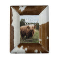 Fotolijst koe bol bruin/wit 18x13cm