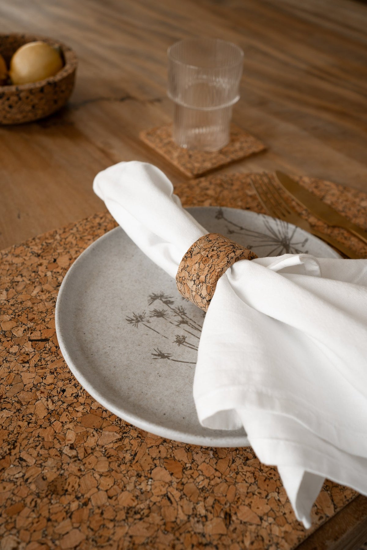 Servetringen Querco - SET/4 - Rond - Dia 5 cm