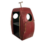 Wandkast 48x26x60 cm Rood Metaal