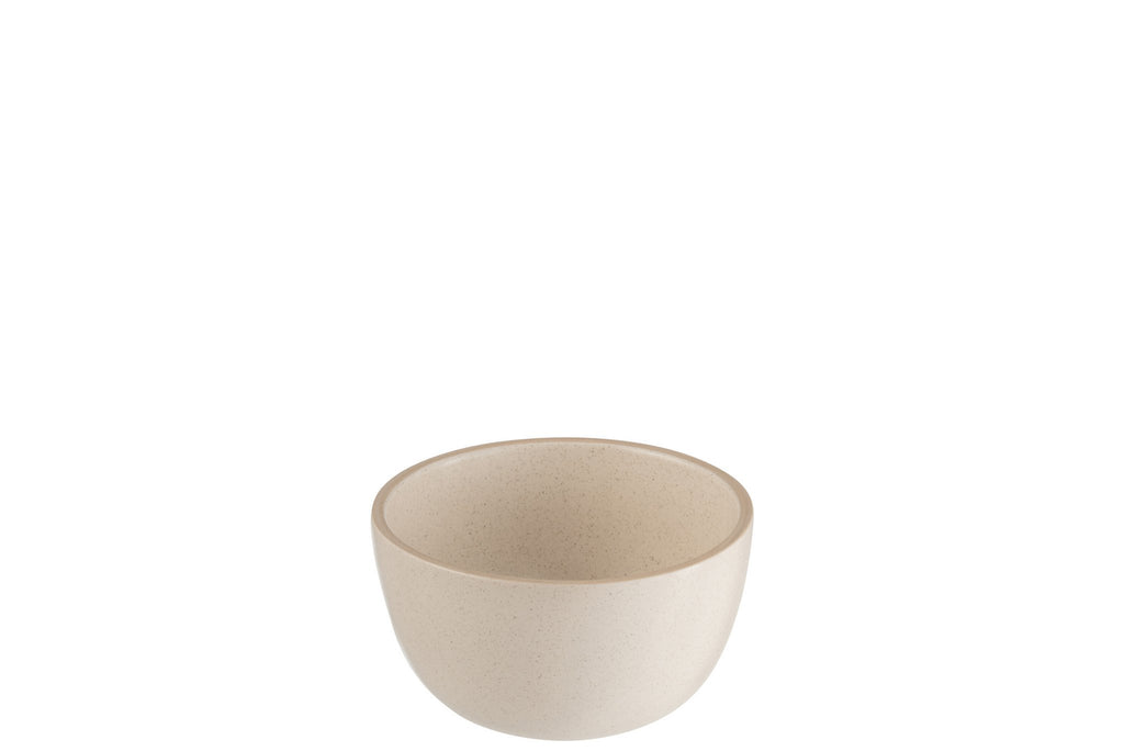 J-Line kom Marie - keramiek - creme - medium