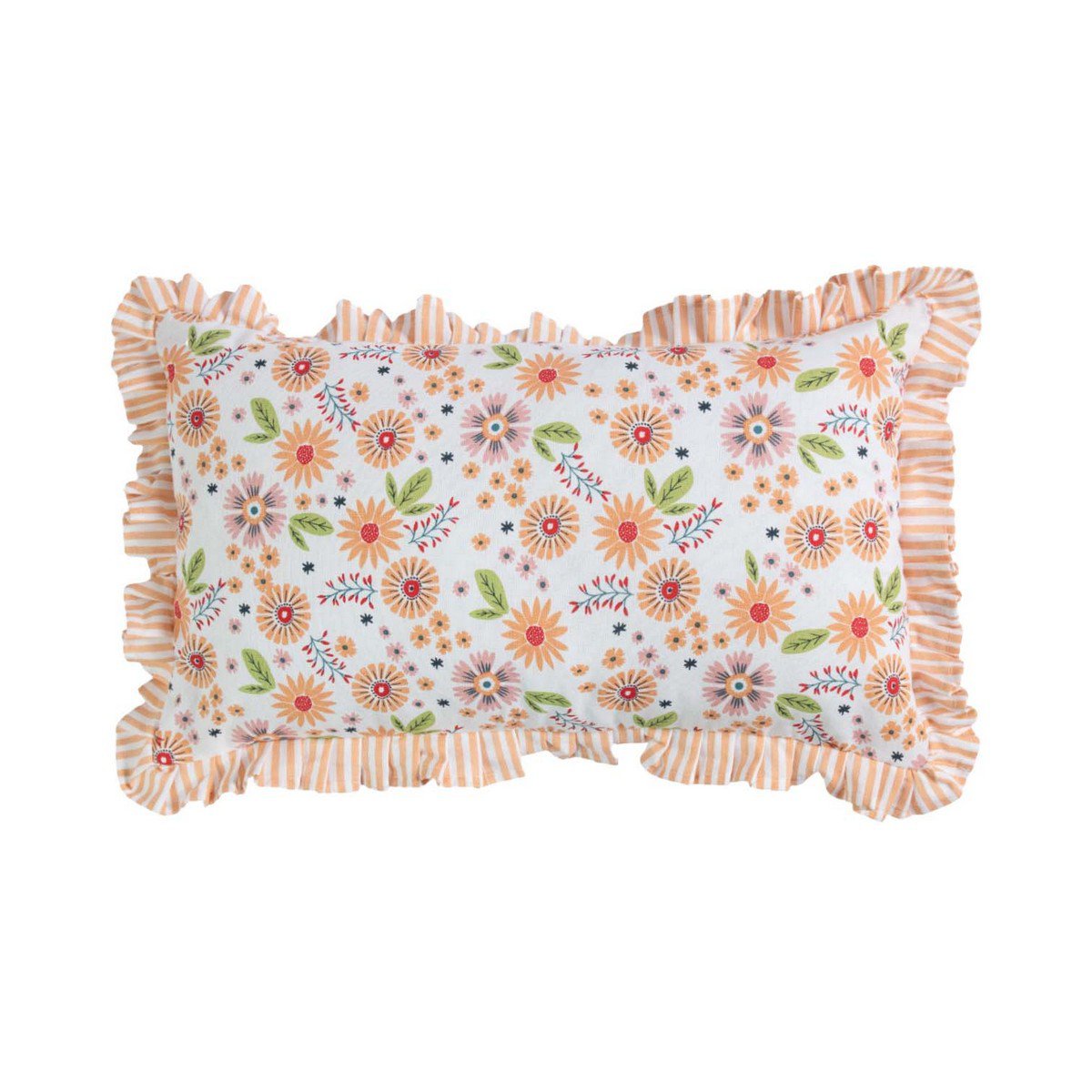 Louisa Kussen bloem ruffle 30x50cm