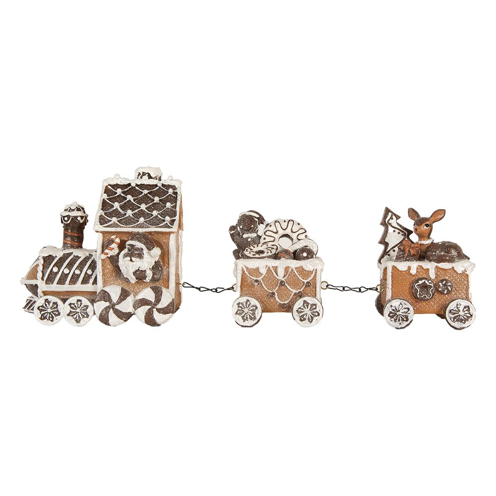 Kerstdecoratie Kerstboom 33x10x15 cm Bruin Kunststof