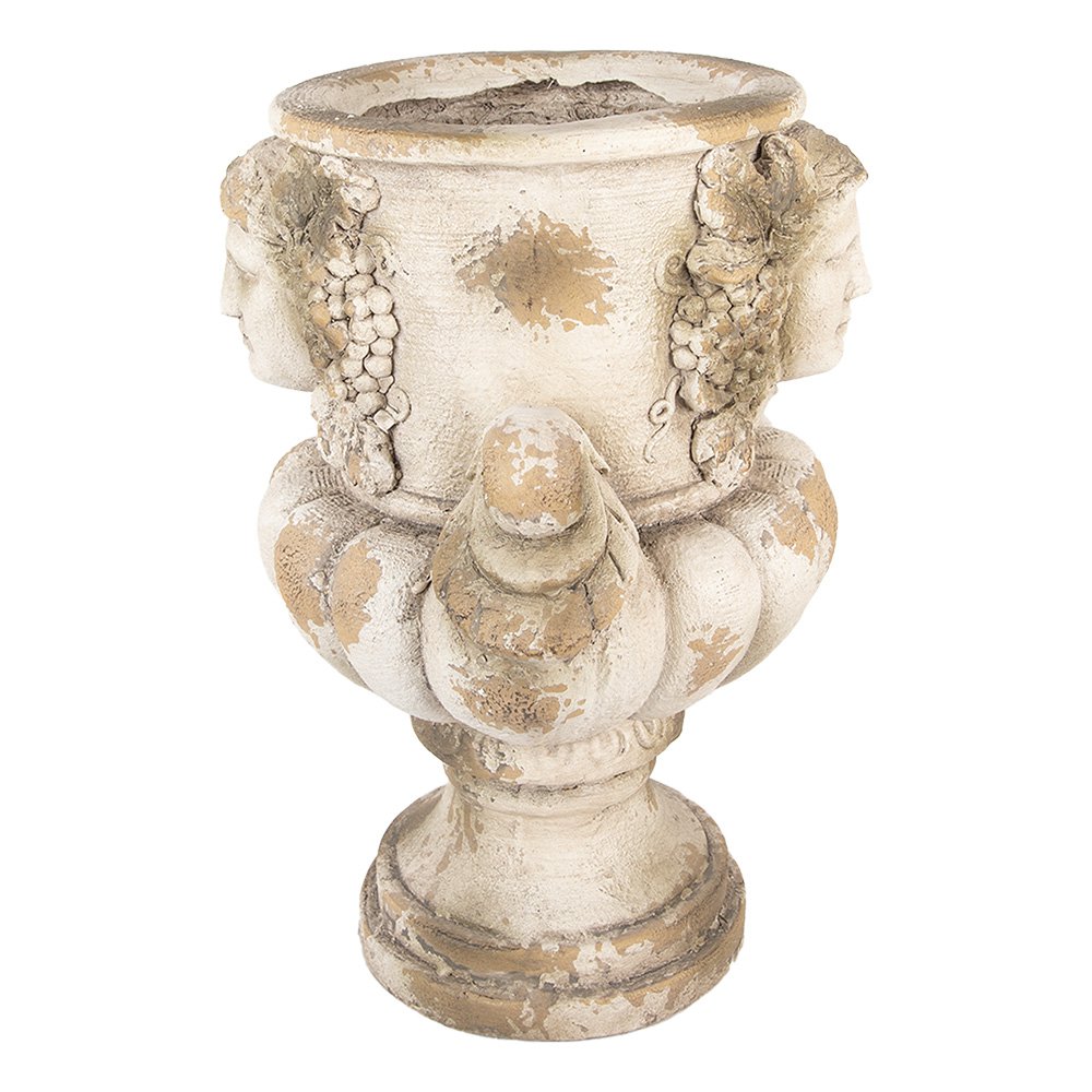 Bloempot 36x38x50 cm Beige Keramiek