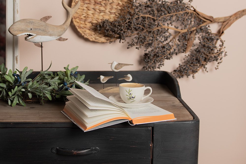Decoratie Beeld Haai 37 cm Bruin Hout