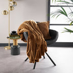 Dutch Decor Billy - Plaid 150x200 cm - Tabaksbruin - bruin