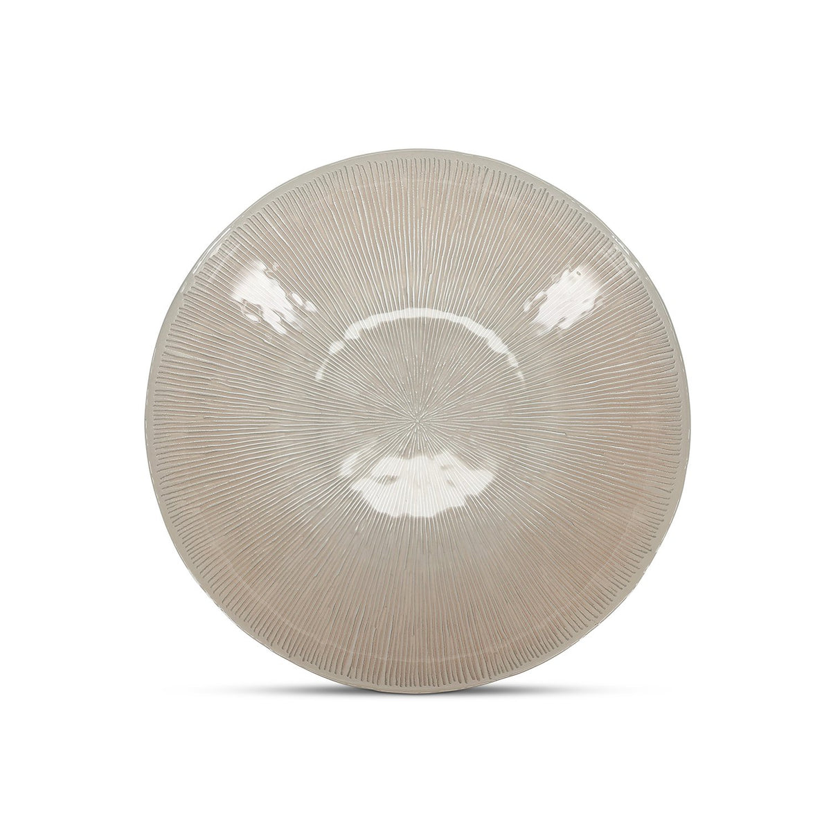 Decoratieve schaal 33xH6cm glasparel Cosmo