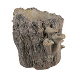 Bloempot 20x18x18 cm Bruin Steen