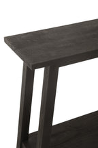 J-Line Console Vierkant Mango Hout Zwart