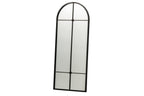 J-Line Antieke wandspiegel - spiegel - zwart - small