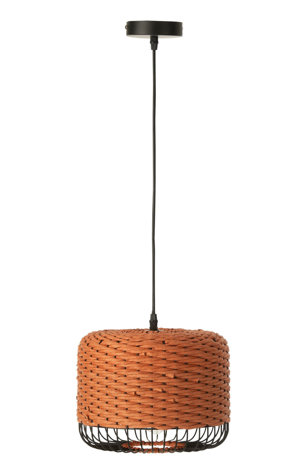 J-Line Plafondlamp Metaal Oranje