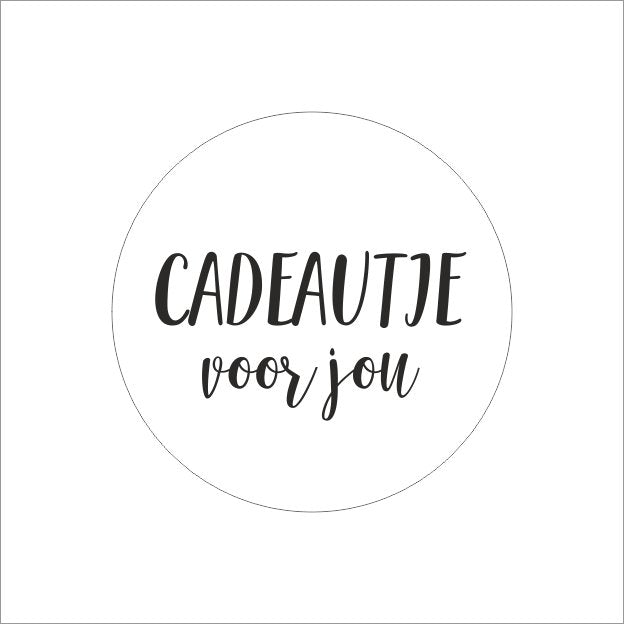 Cadeautje voor jou - wensetiket