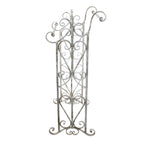 Handdoekenrek 48x36x89 cm Wit Grijs Metaal Handdoekhouder