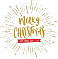 Cadeau kaartje – Merry Christmas –7cm x 7cm - 20 st